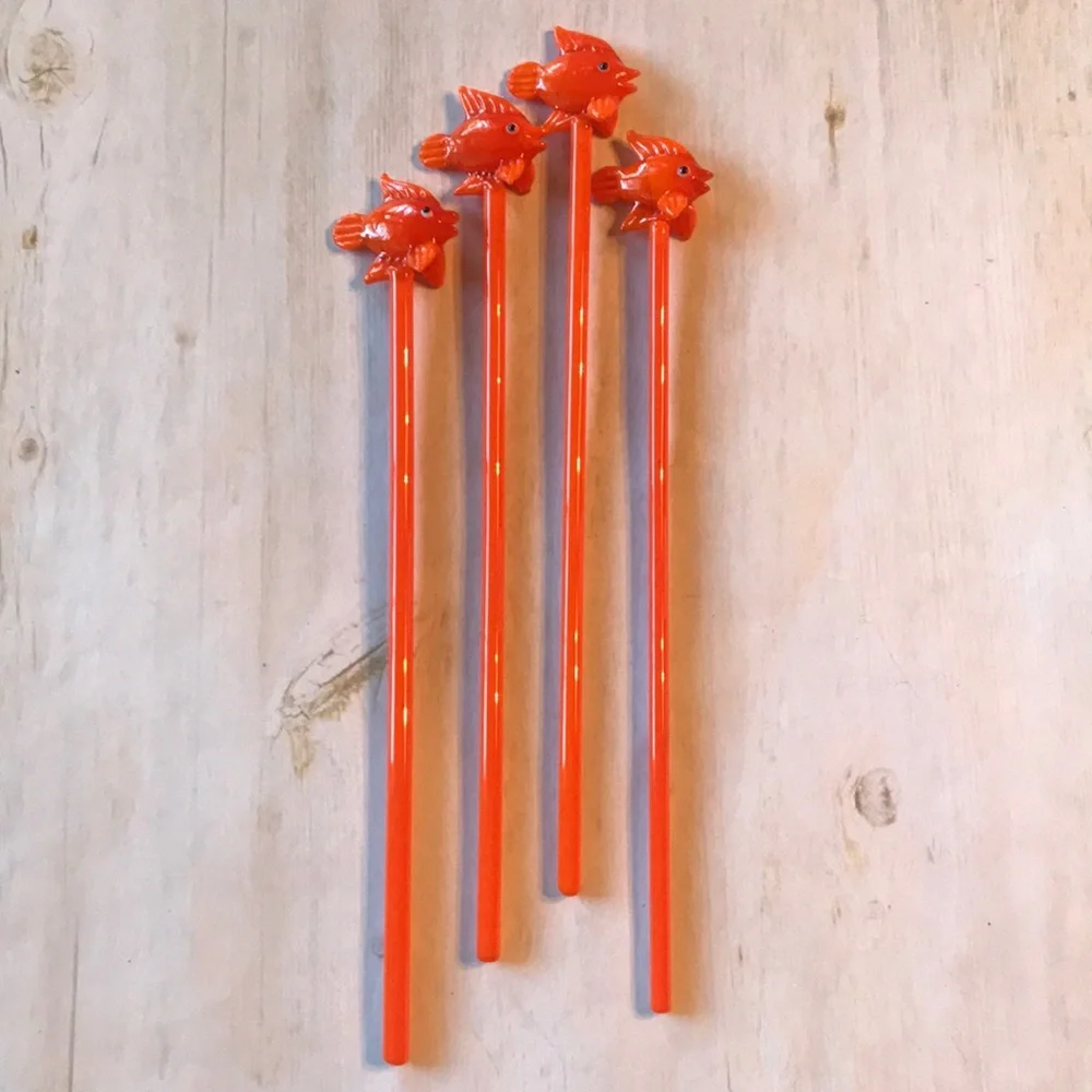 Crate & Barrel Go Fish Swizzle Sticks